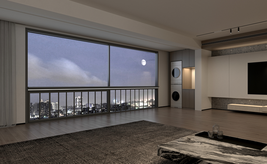 星月系列断桥六轨景观推拉窗