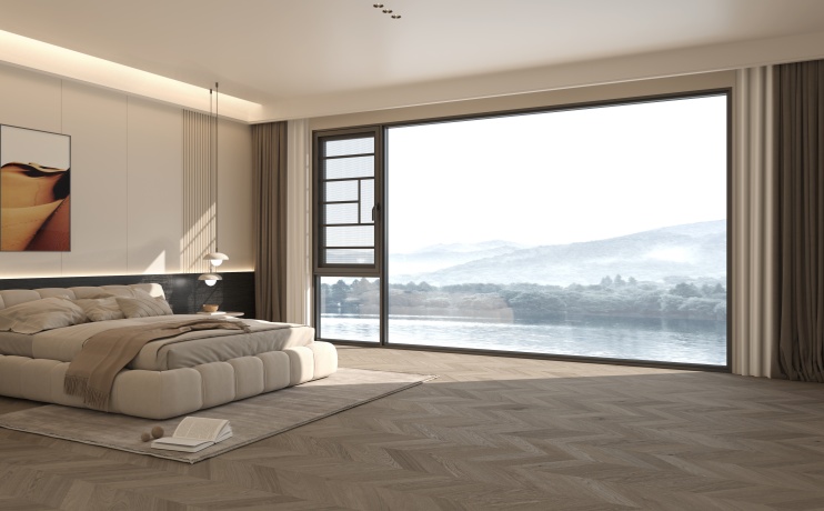 星梦系列窗纱一体系统平开窗